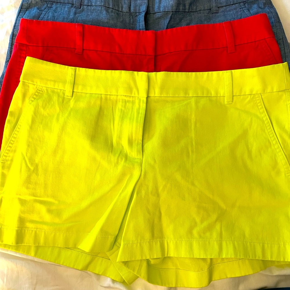 3 pairs of J.crew shorts size 12